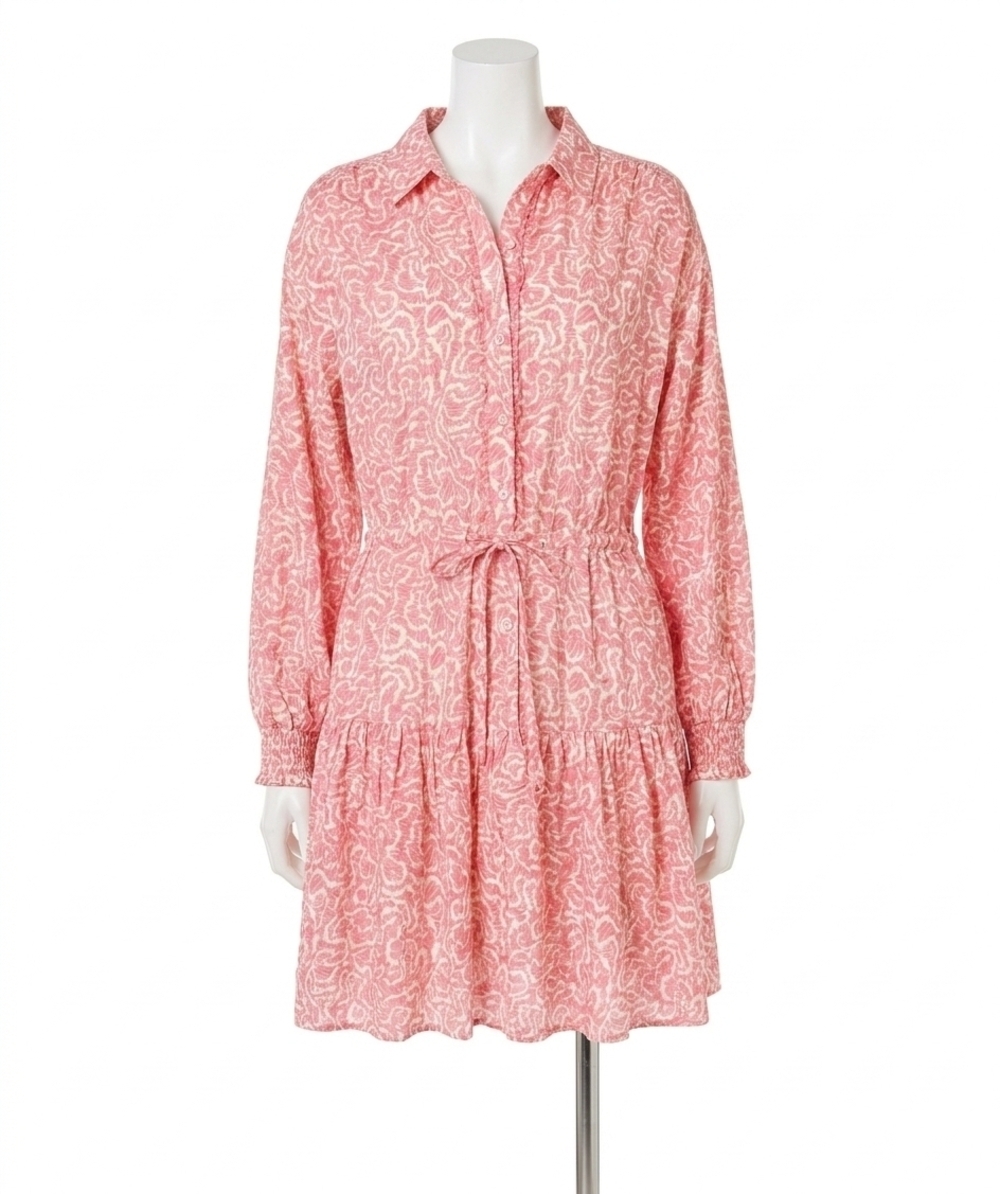 NEW ESQUALO vonda vibrant vacay dress in pink